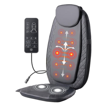 Back Massagers, Vibrating Heating Pad For Back, Massage Chair Pad For Pain Relief Deep Tissue